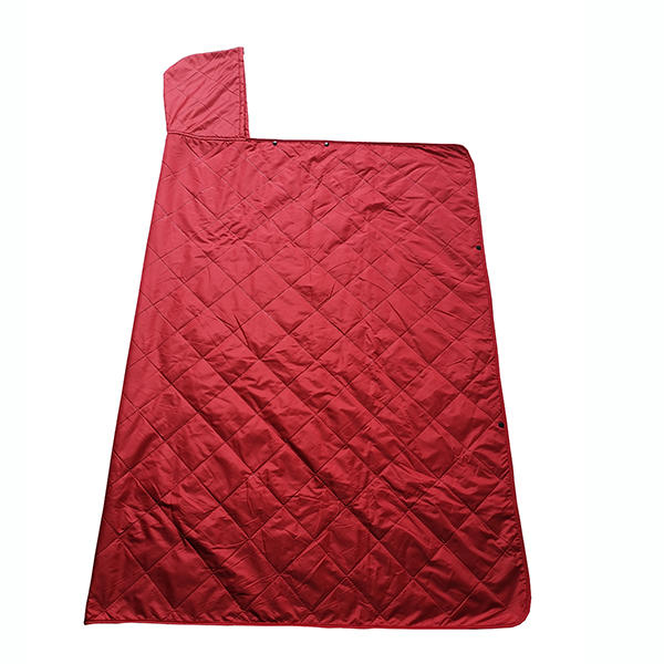 outdoor blanket with hood