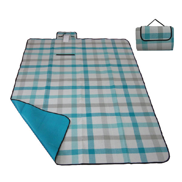 plaid water resistant picnic blanket
